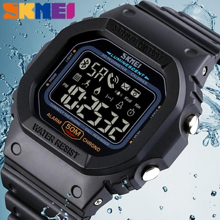 SKMEI 1629 Men's Sports Watche w/ Bluetooth & Calorie & Pedometer - FantaStreet