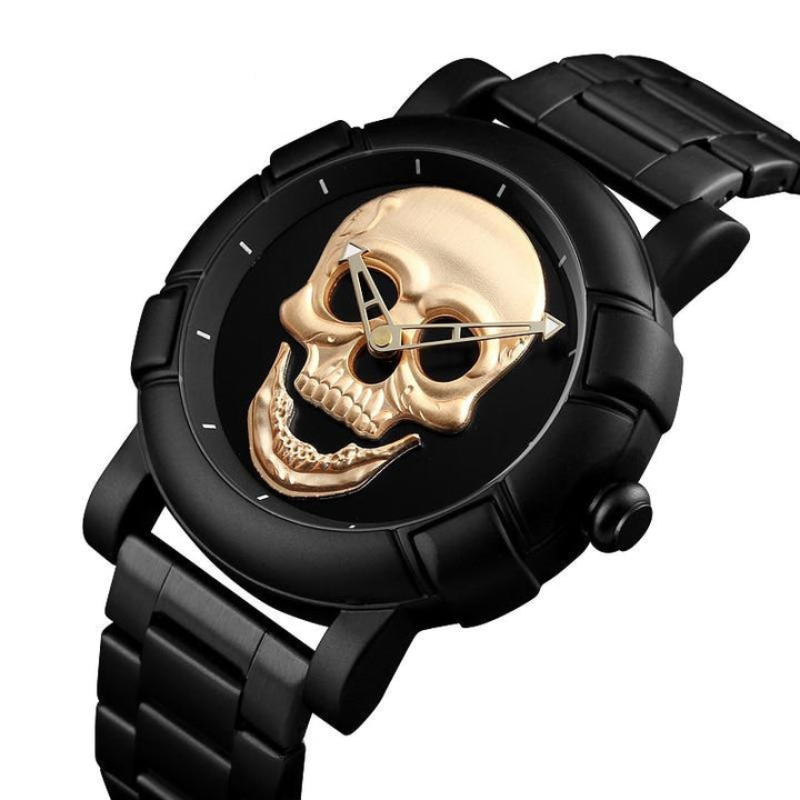 SKMEI 9178 Creativity Skull Quartz Watch for Men - FantaStreet