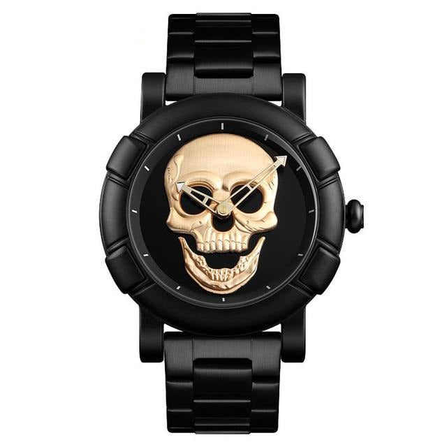 SKMEI 9178 Creativity Skull Quartz Watch for Men - FantaStreet