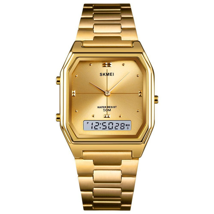 SKMEI 1612 Gold Women's Digital Watch - FantaStreet