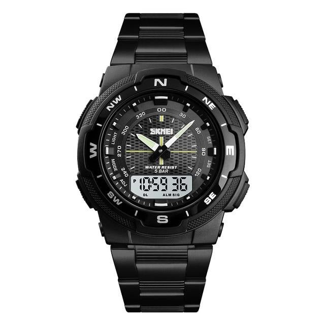 SKMEI 1370 Fashion Sport Watch for Men w/ Stopwatch & Chronograph - FantaStreet