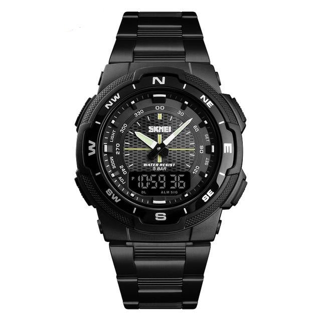 SKMEI 1370 Fashion Sport Watch for Men w/ Stopwatch & Chronograph - FantaStreet