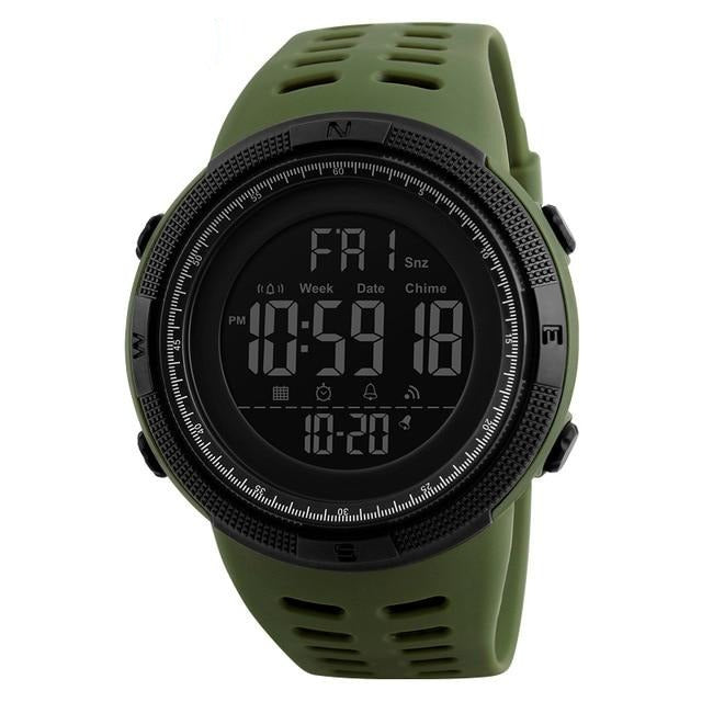 SKMEI 1251 Multifunction Sport Watch for Men w/ Alarm Clock & Chrono & 5Bar Waterproof - FantaStreet