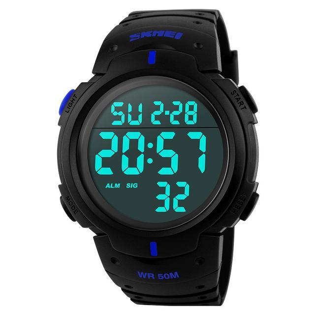 SKMEI 1068 Shock Resist Sport Watch w/ EL Back-light - FantaStreet