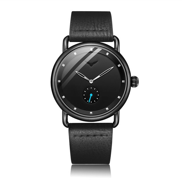 ONOLA Black Simple Analog Watch for Men