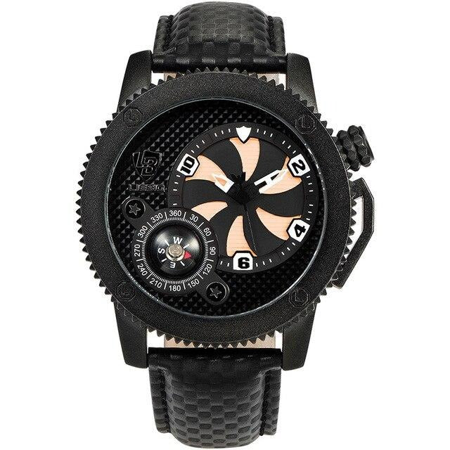 LIEBIG F302 Fashion Camouflage Quartz Watch for Men w/ Compass - FantaStreet