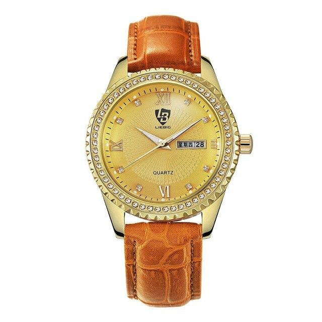 LIEBIG L1001 Luxury Diamond Watch w/ 3ATM Waterproof - FantaStreet